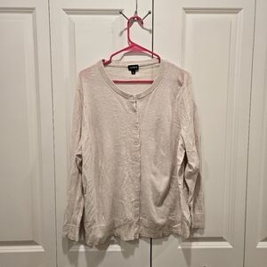 Torrid GUC Light Beige Button-Up Cardigan